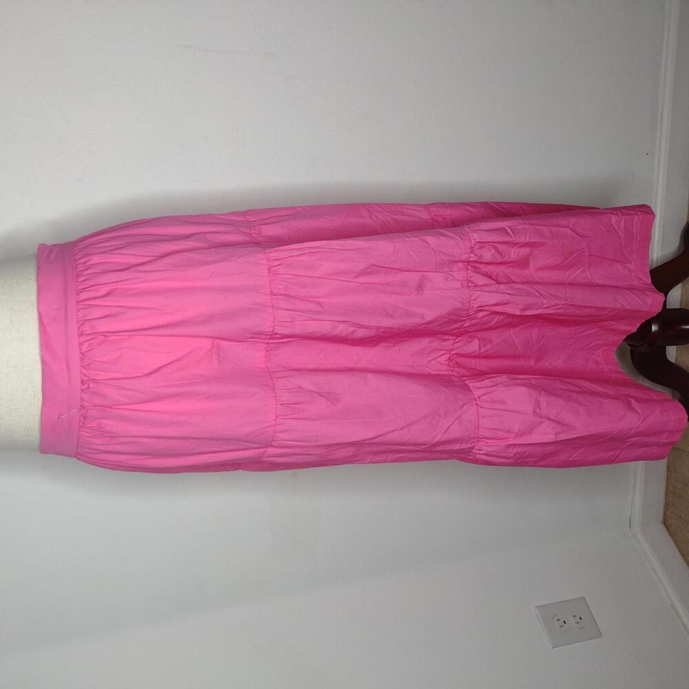 Women’s Pink Tiered Maxi Skirt